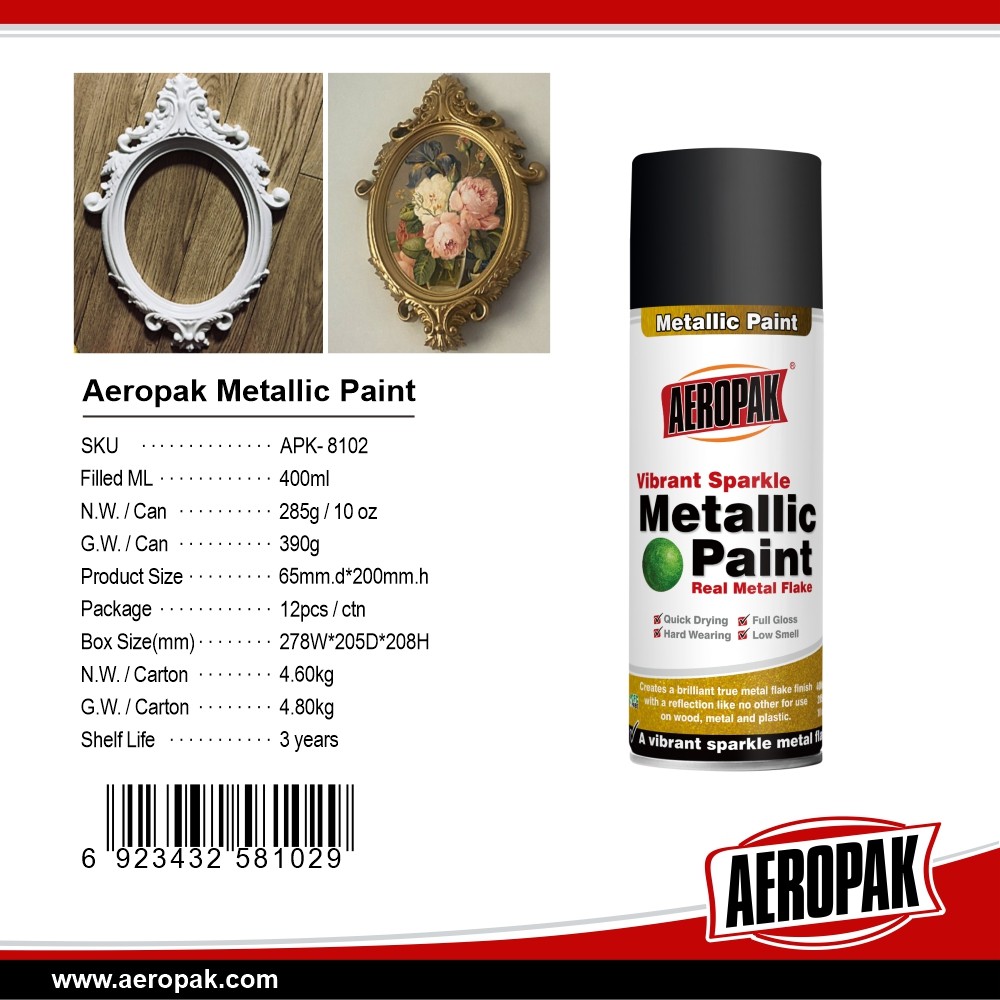 Metallsprühfarbe